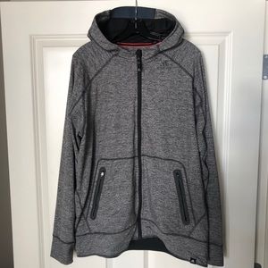Adidas zip up hooded jacket